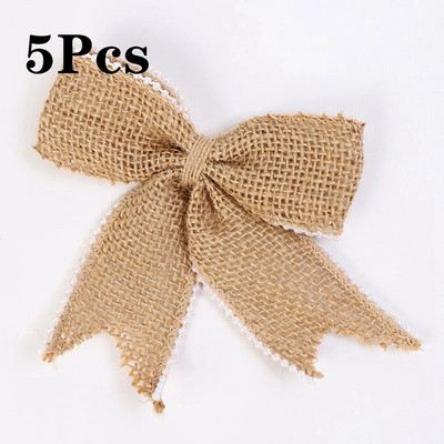 2M/Roll Dabīga vintage džutas audekls mežģīņu lente Amatniecība DIY šūšana džutas audums dāvanu iesaiņojums kāzu ballīte Ziemassvētku mājas dekorēšana