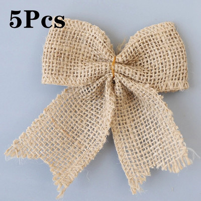 2M/Roll Dabīga vintage džutas audekls mežģīņu lente Amatniecība DIY šūšana džutas audums dāvanu iesaiņojums kāzu ballīte Ziemassvētku mājas dekorēšana