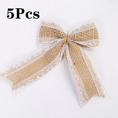 2M/Roll Dabīga vintage džutas audekls mežģīņu lente Amatniecība DIY šūšana džutas audums dāvanu iesaiņojums kāzu ballīte Ziemassvētku mājas dekorēšana