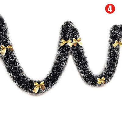 2M karácsonyi füzér Otthoni buli fali ajtódísz karácsonyfa díszek lépcsős kandallóhoz Karácsonyi dekoráció parti kellékek