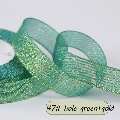 25 jardi krāsaina zelta satīna lente kāzu lente, amatniecība ar savām rokām, mirdzoša organza lente, dāvana, šūšana, apģērba dekors ballītei