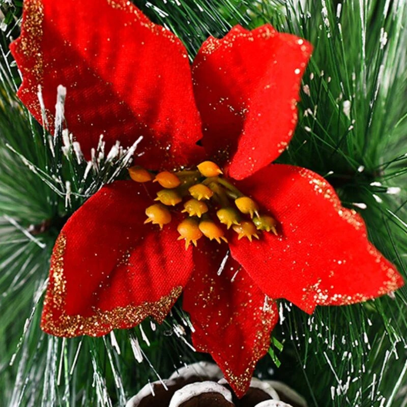 Ziemassvētku vainags priekšdurvju šampanieša zelta loga sienu durvju dekorēšanai Ziemassvētku vītnes ornamentam Helovīna ballīšu piederumi