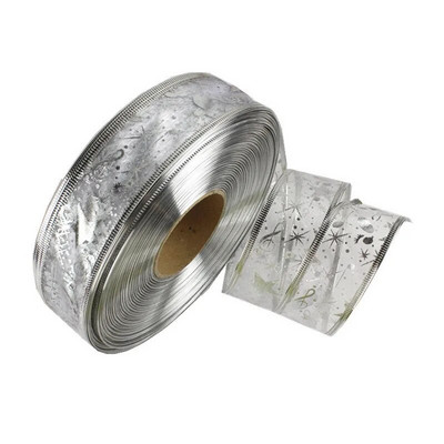 Jõulupuu kaunistuslint, mõlemal küljel raudtraadiga rohelised paelad, Püha Patricku päeva kaunistused