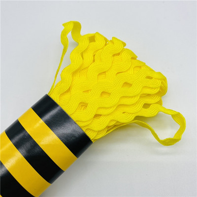 15 jardi/partii 6 mm siksakpaelad polüesterlint DIY käsitsi valmistatud materjal pulmapeo jaoks jõulukaunistusega vibu lint