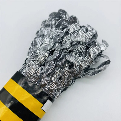 15 jardi/partii 6 mm siksakpaelad polüesterlint DIY käsitsi valmistatud materjal pulmapeo jaoks jõulukaunistusega vibu lint