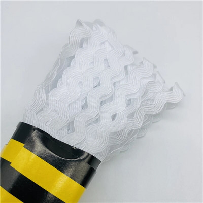 15 jardi/partii 6 mm siksakpaelad polüesterlint DIY käsitsi valmistatud materjal pulmapeo jaoks jõulukaunistusega vibu lint