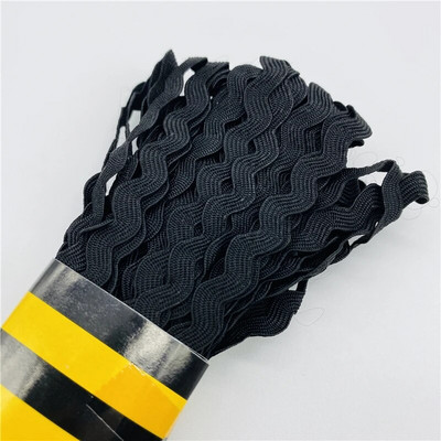 15 jardi/partii 6 mm siksakpaelad polüesterlint DIY käsitsi valmistatud materjal pulmapeo jaoks jõulukaunistusega vibu lint