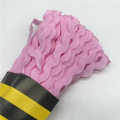 15 jardi/partii 6 mm siksakpaelad polüesterlint DIY käsitsi valmistatud materjal pulmapeo jaoks jõulukaunistusega vibu lint