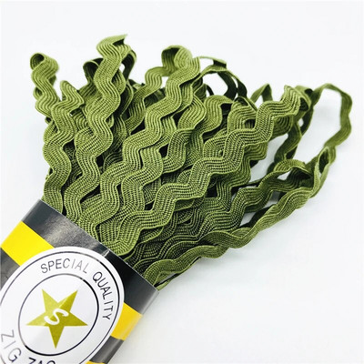 15 jardi/partii 6 mm siksakpaelad polüesterlint DIY käsitsi valmistatud materjal pulmapeo jaoks jõulukaunistusega vibu lint