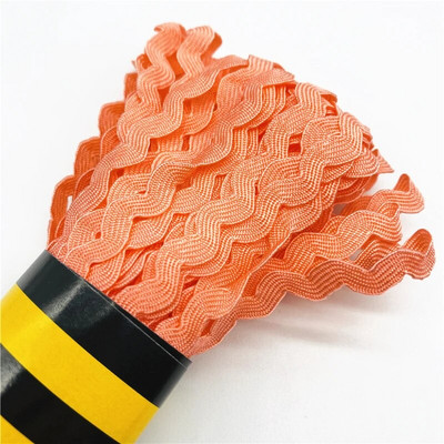 15 jardi/partii 6 mm siksakpaelad polüesterlint DIY käsitsi valmistatud materjal pulmapeo jaoks jõulukaunistusega vibu lint