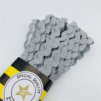 15 jardi/partii 6 mm siksakpaelad polüesterlint DIY käsitsi valmistatud materjal pulmapeo jaoks jõulukaunistusega vibu lint