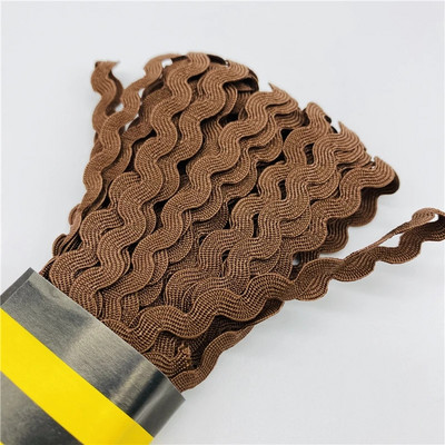 15 jardi/partii 6 mm siksakpaelad polüesterlint DIY käsitsi valmistatud materjal pulmapeo jaoks jõulukaunistusega vibu lint