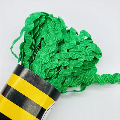 15 jardi/partii 6 mm siksakpaelad polüesterlint DIY käsitsi valmistatud materjal pulmapeo jaoks jõulukaunistusega vibu lint