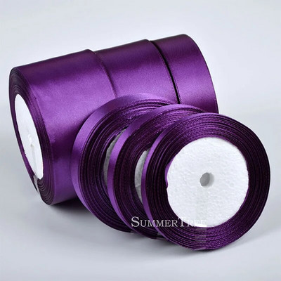 Szatén szalag 23 méter 6 mm 10 mm 15 mm 25 mm 38 mm 50 mm szárny ajándék íj kézzel készített barkács kézműves karácsonyi esküvői parti kellékek