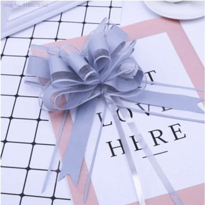 20 τεμ. Μεγάλο μέγεθος 50 χιλιοστά Όμορφη μονόχρωμη κορδέλα με φιόγκο δώρο Συσκευασία λουλουδιών Φιόγκος Φιόγκος πάρτι γάμου αυτοκινήτου Διακόσμηση δωματίου