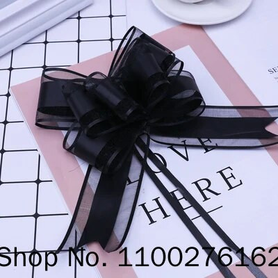 20 τεμ. Μεγάλο μέγεθος 50 χιλιοστά Όμορφη μονόχρωμη κορδέλα με φιόγκο δώρο Συσκευασία λουλουδιών Φιόγκος Φιόγκος πάρτι γάμου αυτοκινήτου Διακόσμηση δωματίου