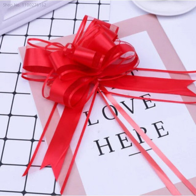 20 τεμ. Μεγάλο μέγεθος 50 χιλιοστά Όμορφη μονόχρωμη κορδέλα με φιόγκο δώρο Συσκευασία λουλουδιών Φιόγκος Φιόγκος πάρτι γάμου αυτοκινήτου Διακόσμηση δωματίου