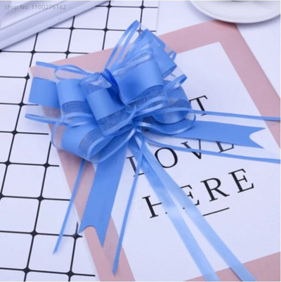 20 τεμ. Μεγάλο μέγεθος 50 χιλιοστά Όμορφη μονόχρωμη κορδέλα με φιόγκο δώρο Συσκευασία λουλουδιών Φιόγκος Φιόγκος πάρτι γάμου αυτοκινήτου Διακόσμηση δωματίου