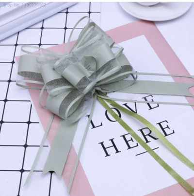 20 τεμ. Μεγάλο μέγεθος 50 χιλιοστά Όμορφη μονόχρωμη κορδέλα με φιόγκο δώρο Συσκευασία λουλουδιών Φιόγκος Φιόγκος πάρτι γάμου αυτοκινήτου Διακόσμηση δωματίου