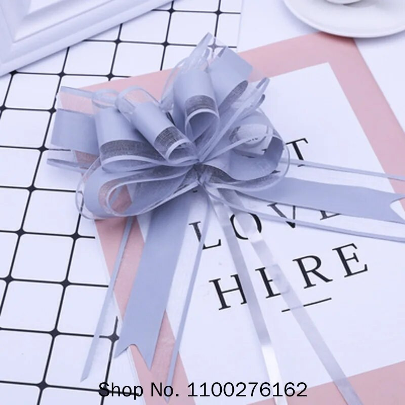 20 τεμ. Μεγάλο μέγεθος 50 χιλιοστά Όμορφη μονόχρωμη κορδέλα με φιόγκο δώρο Συσκευασία λουλουδιών Φιόγκος Φιόγκος πάρτι γάμου αυτοκινήτου Διακόσμηση δωματίου