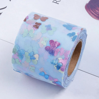 60 mm/120 mm (4,5 m/rolă) Panglică din organza ambalaj petrecere de Crăciun acasă ambalare cadou bricolaj benzi pentru decorarea nunții benzi bricolaj tulle