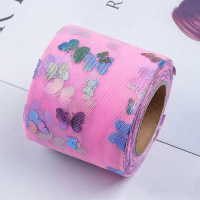 60 mm/120 mm (4,5 m/rolă) Panglică din organza ambalaj petrecere de Crăciun acasă ambalare cadou bricolaj benzi pentru decorarea nunții benzi bricolaj tulle