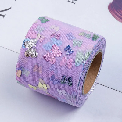 60 mm/120 mm (4,5 m/rolă) Panglică din organza ambalaj petrecere de Crăciun acasă ambalare cadou bricolaj benzi pentru decorarea nunții benzi bricolaj tulle