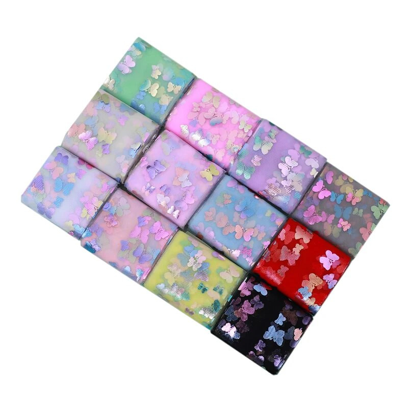 60mm/120mm (4,5m/rull) Organza paelaga pakkimine jõulupidu Kodu DIY kingituste pakkimine Pulmakaunistusteibid DIY tülllint