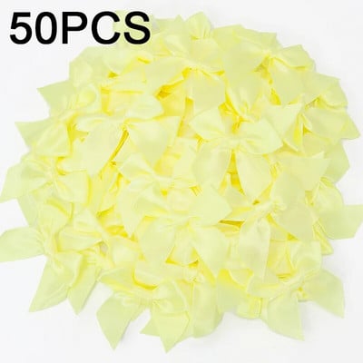 50 DB Rózsaszín szatén szalag masni Dekoráció Kis masnival ajándék masni kézművességhez Virág esküvői masni születésnapi barkácsolás party dekoráció