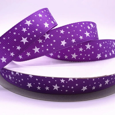 Kuum müük 5 jardi 25 mm (1") Grosgrain lindiga trükitud tähed jõuludeks pulmakaunistuseks DIY õmblemine ja käsitöö