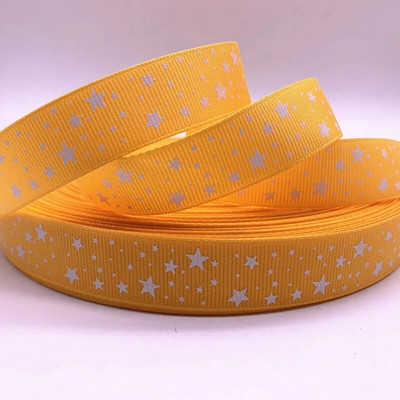 Kuum müük 5 jardi 25 mm (1") Grosgrain lindiga trükitud tähed jõuludeks pulmakaunistuseks DIY õmblemine ja käsitöö