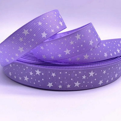 Kuum müük 5 jardi 25 mm (1") Grosgrain lindiga trükitud tähed jõuludeks pulmakaunistuseks DIY õmblemine ja käsitöö
