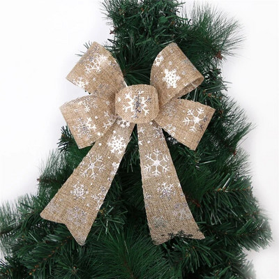 25cm Jauni eglīšu rotājumi banti Amatniecība Ziemassvētku bantīšu apdruka Ziemassvētku rotājumu banti amatniecībai Taurīšu rotājumi