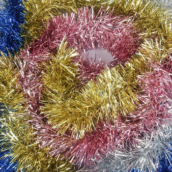 Γιρλάντα 5M αλουμινόχαρτο για χριστουγεννιάτικη διακόσμηση Χριστουγεννιάτικη κορδέλα περιτυλίγματος δέντρου Χριστουγεννιάτικα στολίδια Πρωτοχρονιάτικη διακόσμηση Navidad