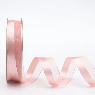 5 jardi 25 mm poolsatiinist servaga lint organza lint vibu pulmadeks jõulukaunistuseks Käsitsi valmistatud DIY kingituste pakkimine