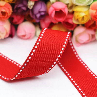 5 jardi pistepaelad 9 MM/25 MM/38 MM valge servaga punktiirjoonega lint juustele, meisterdamine käsitöö, käsitsi valmistatud tarvikud Y19041801