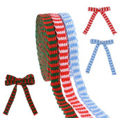 3M Χριστουγεννιάτικη κόκκινη πράσινη πολυεστερική κορδέλα πλεξίματος για μίνι κούκλα κασκόλ DIY Crafts Χριστουγεννιάτικο δέντρο μπουκάλι κρασιού Διακόσμηση συσκευασίας δώρου