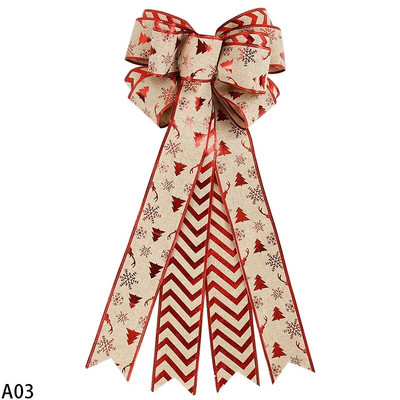 53 cm didelis kalėdinis lankelis Kalėdų eglutės kabantys papuošalai „pasidaryk pats“ vainikas Linksmų Kalėdų papuošimai namams Naujųjų metų lininis lankelis