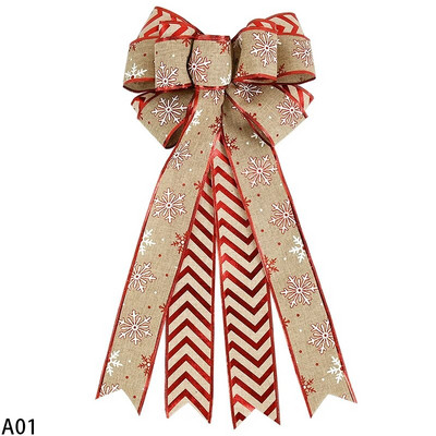 53 cm didelis kalėdinis lankelis Kalėdų eglutės kabantys papuošalai „pasidaryk pats“ vainikas Linksmų Kalėdų papuošimai namams Naujųjų metų lininis lankelis