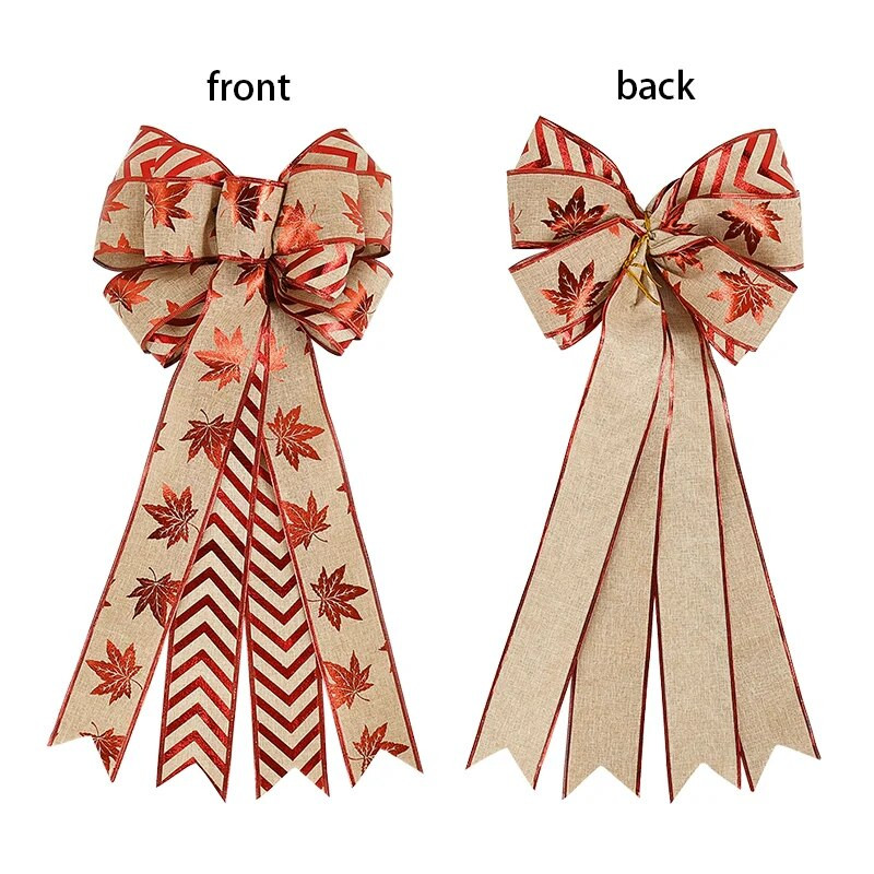 53 cm didelis kalėdinis lankelis Kalėdų eglutės kabantys papuošalai „pasidaryk pats“ vainikas Linksmų Kalėdų papuošimai namams Naujųjų metų lininis lankelis