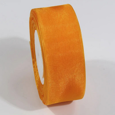 27 spalvų pasirinkimas (10 metrų / aikštelė) 3/4 colių (20 mm) plačios organzos juostelės Didmeninė prekyba dovanų pakavimo dekoravimo juostelėmis