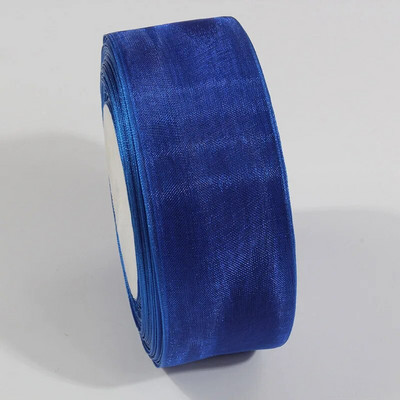 27 spalvų pasirinkimas (10 metrų / aikštelė) 3/4 colių (20 mm) plačios organzos juostelės Didmeninė prekyba dovanų pakavimo dekoravimo juostelėmis