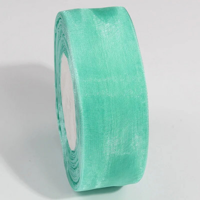 27 spalvų pasirinkimas (10 metrų / aikštelė) 3/4 colių (20 mm) plačios organzos juostelės Didmeninė prekyba dovanų pakavimo dekoravimo juostelėmis