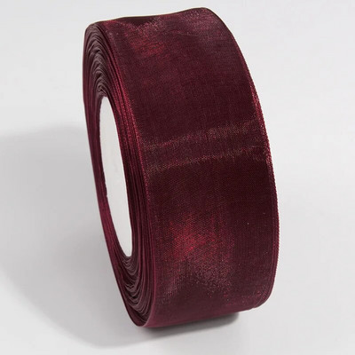 27 spalvų pasirinkimas (10 metrų / aikštelė) 3/4 colių (20 mm) plačios organzos juostelės Didmeninė prekyba dovanų pakavimo dekoravimo juostelėmis