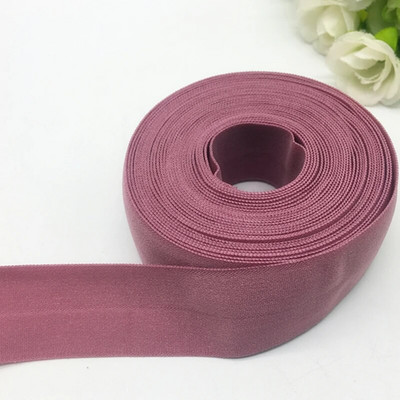 5 yarzi/lot 25mm bandă elastică pliată peste spandex panglică elastică pentru cusut dantelă trim banda din talie accesoriu de îmbrăcăminte