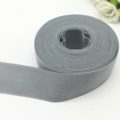 5 yarzi/lot 25mm bandă elastică pliată peste spandex panglică elastică pentru cusut dantelă trim banda din talie accesoriu de îmbrăcăminte