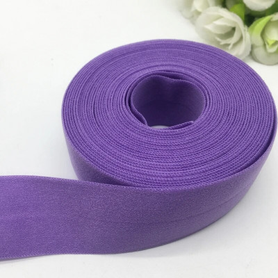 5 yarzi/lot 25mm bandă elastică pliată peste spandex panglică elastică pentru cusut dantelă trim banda din talie accesoriu de îmbrăcăminte