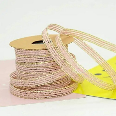 10M/Roll γιούτα λινάτσα ρολά Hessian κορδέλα με δαντέλα για χειροτεχνίες DIY Διακοσμήσεις γάμου Κορδέλες Χριστουγεννιάτικα δώρα Συσκευασία συσκευασίας