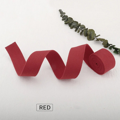 Βαμβακερή καμβά κορδέλα 20/25/38mm/Βαμβακερή κορδέλα Τσάντα σακίδιο πλάτης Αξεσουάρ Εξαρτήματα σακιδίων εξωτερικού χώρου Αρχική DIY Craft