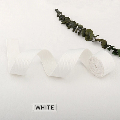 Βαμβακερή καμβά κορδέλα 20/25/38mm/Βαμβακερή κορδέλα Τσάντα σακίδιο πλάτης Αξεσουάρ Εξαρτήματα σακιδίων εξωτερικού χώρου Αρχική DIY Craft